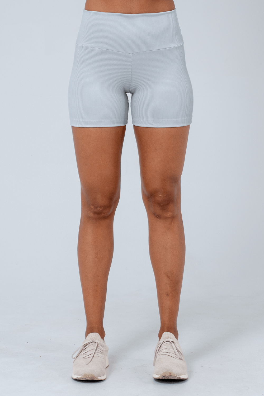 SHORT FITNESS STRIPE PRATA